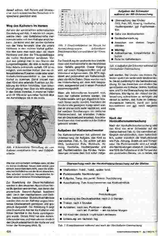 Vorschauseite 3: Die Herzkatheteruntersuchung bei Kindern