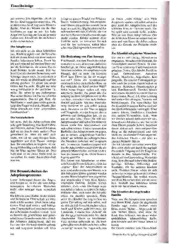 Vorschauseite 3: Ich möchte aus deinem Bauch sein Zur Situation von Kind, abgebenden Eltern und Adoptiveltern