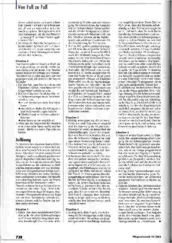 Vorschauseite 2: Jenseits der Schmerzgrenze