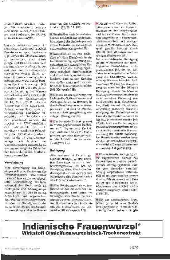 Vorschauseite 2: Anforderungen an die Hygiene bei der Aufbereitung flexibler Endoskope und endoskopischen Zusatzinstrumentariums