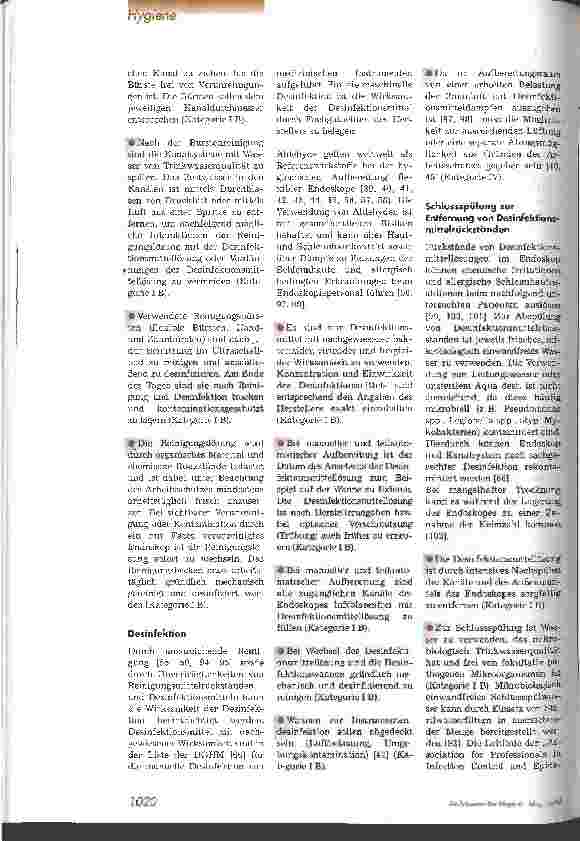 Vorschauseite 3: Anforderungen an die Hygiene bei der Aufbereitung flexibler Endoskope und endoskopischen Zusatzinstrumentariums