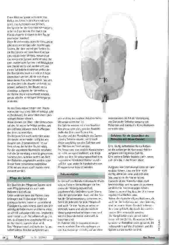 Vorschauseite 3: Leitfaden zur Versorgung eines Ileum-Conuiits mit liegenden Splinten