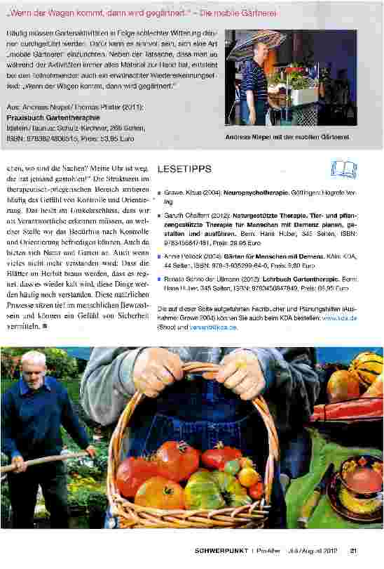 Vorschauseite 3: Grundbedürfnisse befriedigen -der hilfreiche Garten