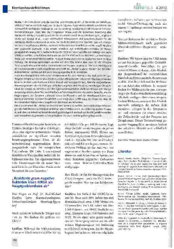 Vorschauseite 3: Händedesinfektion verbessern