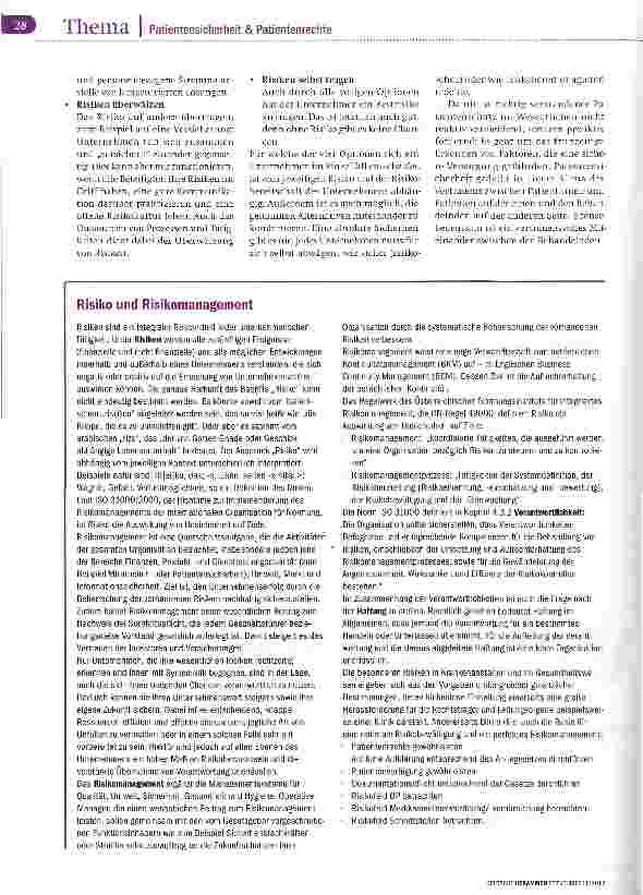 Vorschauseite 3: Keine Chancen ohne Risiken