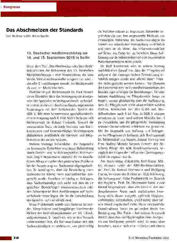 Vorschauseite 1: Das Abschmelzen der Standards