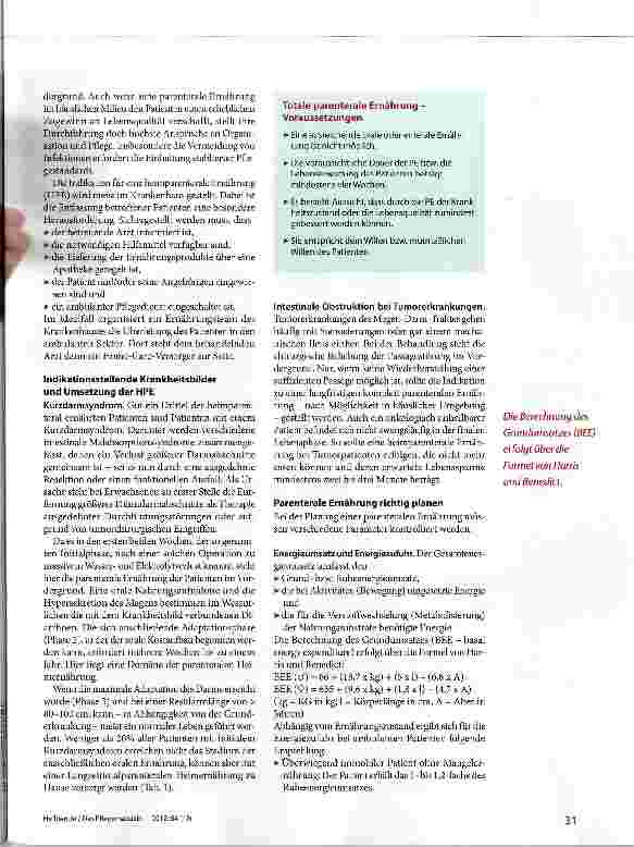 Vorschauseite 2: Auch bei schweren Erkrankungen zu Hause gut ernährt