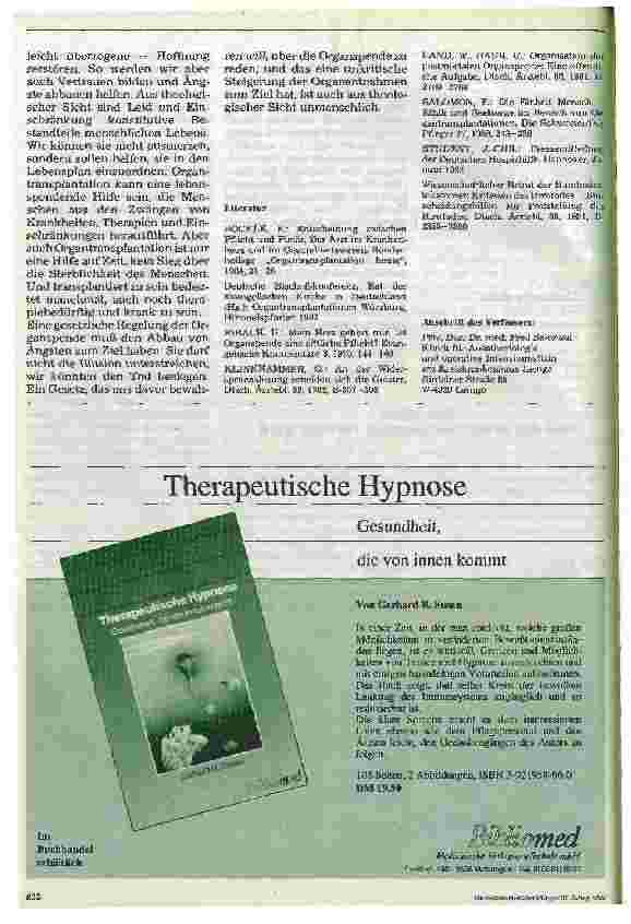 Vorschauseite 5: Bin ich wirklich tot? Theologische Gedanken zur Organspende