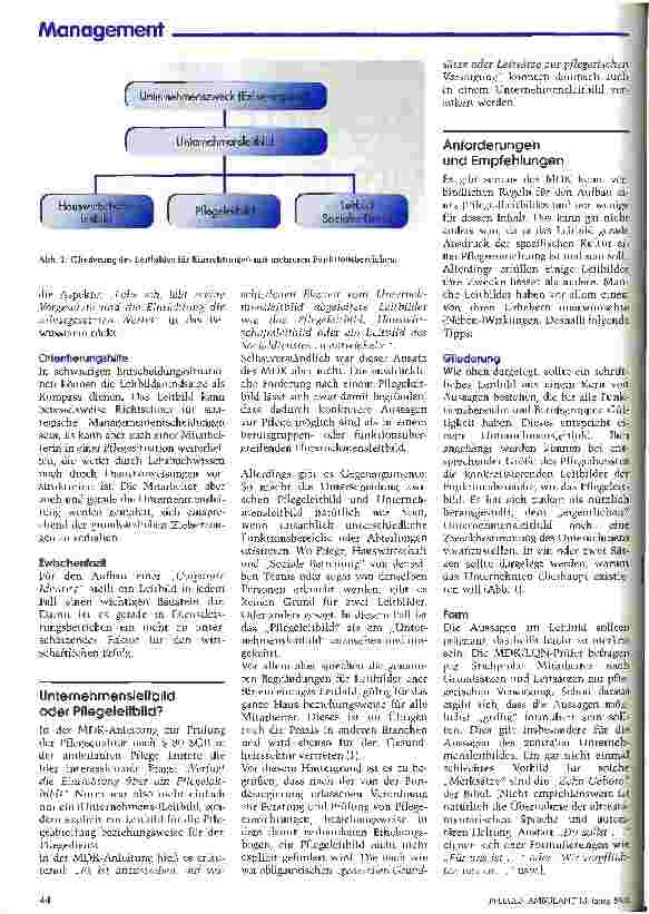 Vorschauseite 2: Anforderungen und Fallstricke im Pflegeleitbild