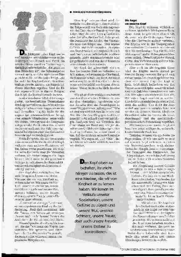 Vorschauseite 2: Von der Angst den Kopf zu verlieren