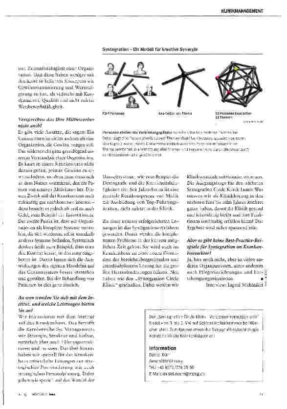 Vorschauseite 2: Malik setzt auf Tempo und Vernetzung