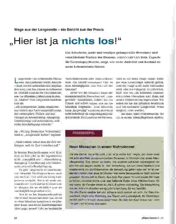 Vorschauseite 1: „Hier ist ja nichts los!