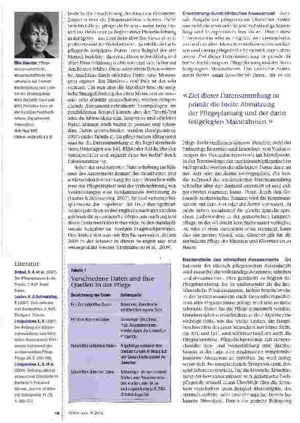 Vorschauseite 2: Klinisches Assessment in der geriatrischen Fachpflege
