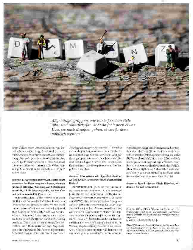 Vorschauseite 2: Demenz macht arm