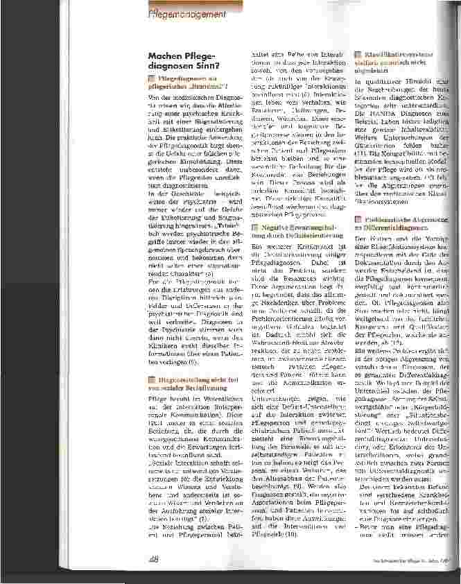 Vorschauseite 3: Pflegediagnosen und Klassifikationssysteme