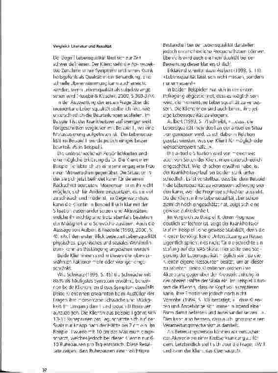 Vorschauseite 5: Hat Lebensqualität mit Akzeptanz der Krebserkrankung zu tun?