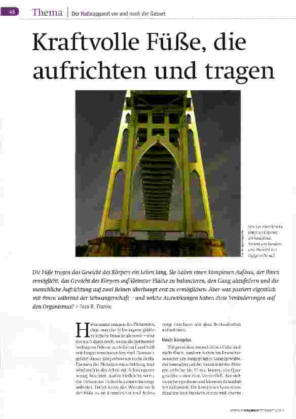 Vorschauseite 1: Kraftvolle Füße, die aufrichten und tragen