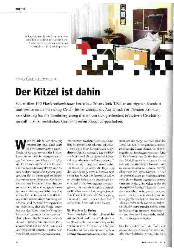 Vorschauseite 1: Der Kitzel ist dahin