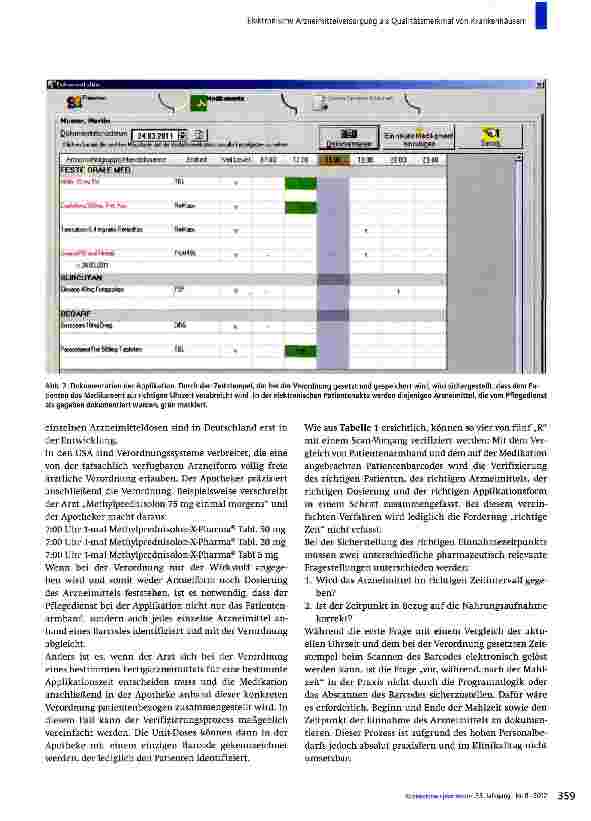 Vorschauseite 4: Elektronische Arzneimittelversorgung als Qualitätsmerkmal von Krankenhäusern