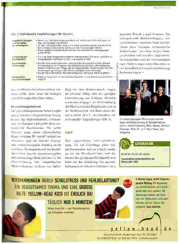 Vorschauseite 4: Ergonomische Arbeitsplatzberatung