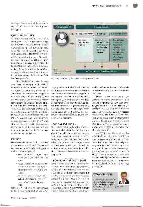 Vorschauseite 2: ASSESSMENT-CENTER FÜR FÜHRUNGSKRÄFTEDen A-Player entdecken