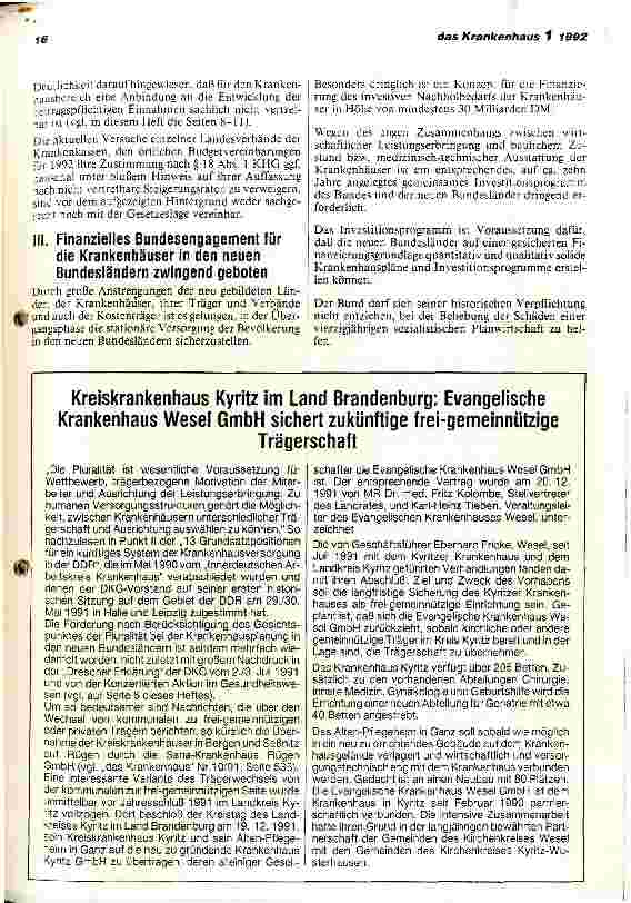 Vorschauseite 5: Fallzahlanstieg: 1990 500 000 Patienten mehr im Krankenhaus
