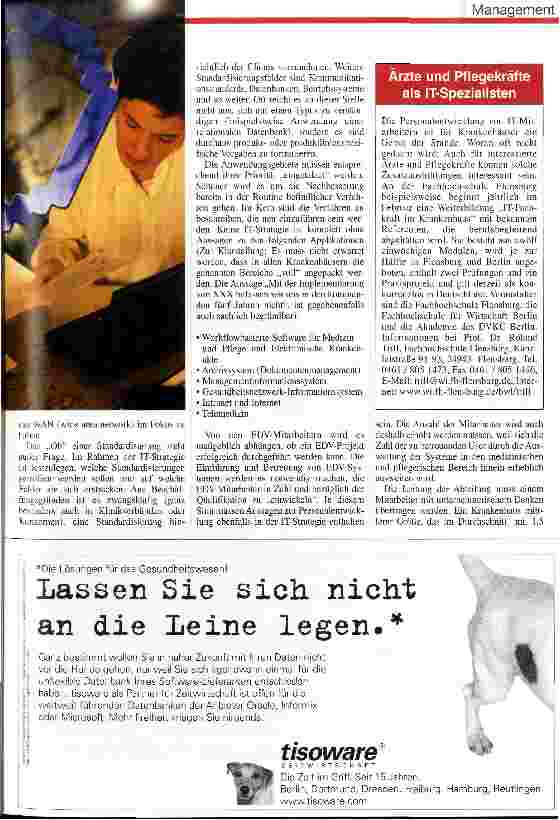 Vorschauseite 2: Die Strategie - Schlüssel zum Erfolg Informationstechnologie für Krankenhäuser (II)
