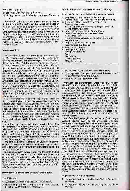 Vorschauseite 3: Infusionen und parenterale Ernährung