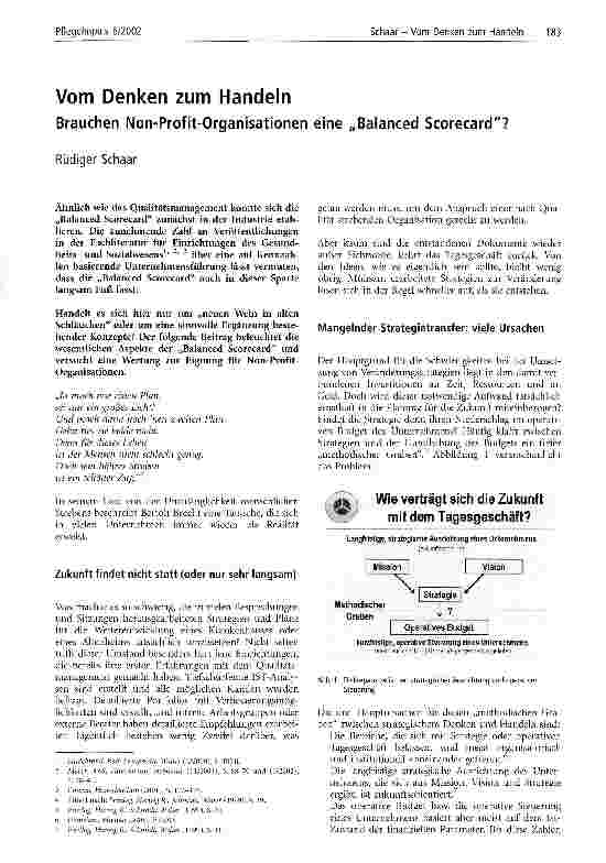 Vorschauseite 1: Vom Denken zum Handeln
