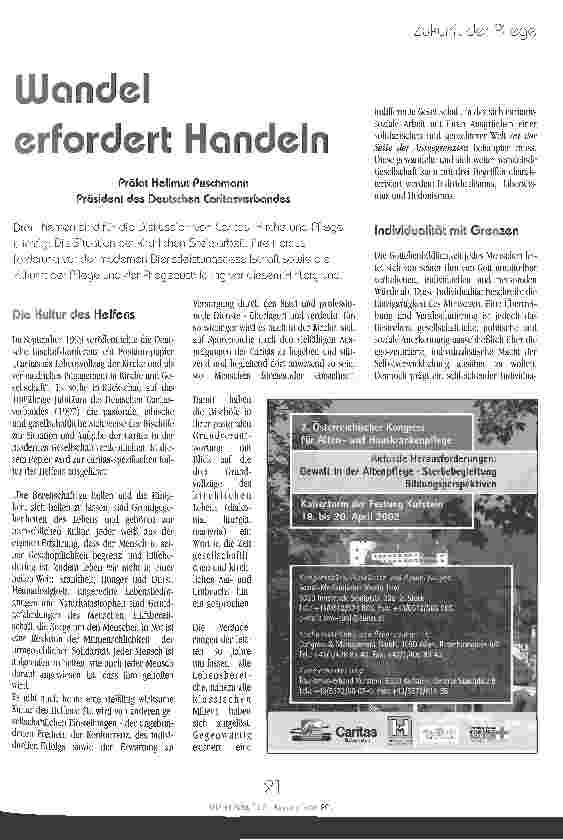 Vorschauseite 1: Wandel erfordert Handeln