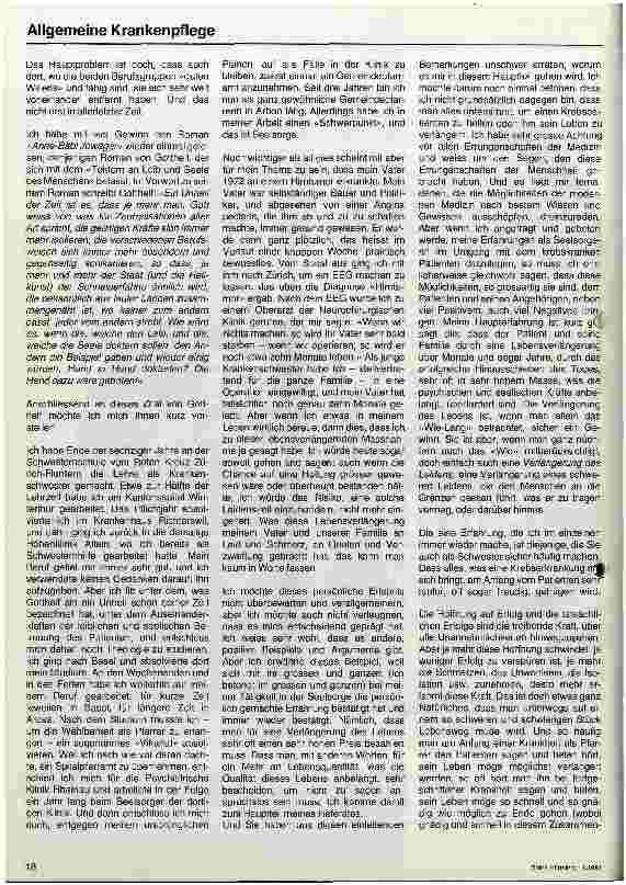 Vorschauseite 2: Fallt dem Tod nicht in den Arm! Betreuung von Tumorpatienten aus der Sicht des Seelsorgers