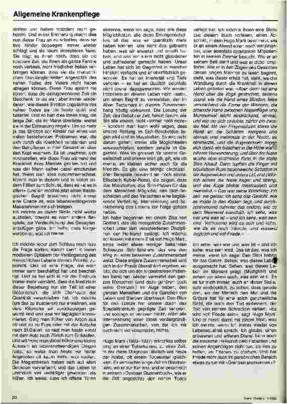 Vorschauseite 4: Fallt dem Tod nicht in den Arm! Betreuung von Tumorpatienten aus der Sicht des Seelsorgers