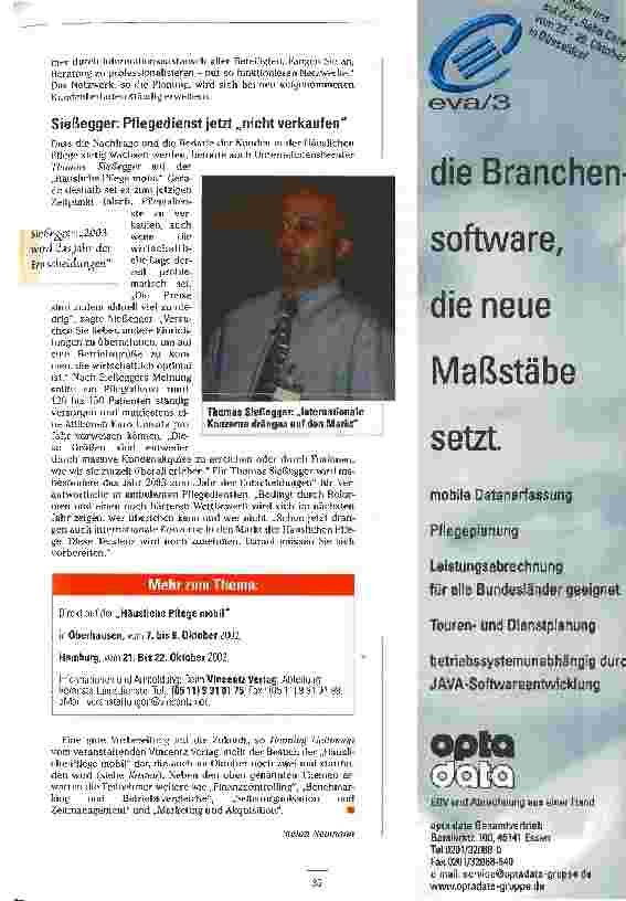 Vorschauseite 4: Fit für 2003?