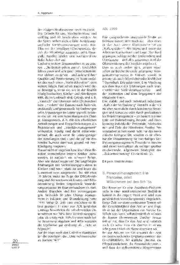 Vorschauseite 2: Weiche Bedeutung haben die Mitarbeiter und Mitarbeiterinnen bei den Veränderum