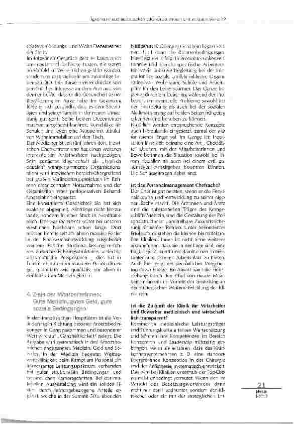 Vorschauseite 3: Weiche Bedeutung haben die Mitarbeiter und Mitarbeiterinnen bei den Veränderum