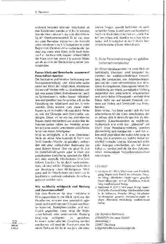 Vorschauseite 4: Weiche Bedeutung haben die Mitarbeiter und Mitarbeiterinnen bei den Veränderum