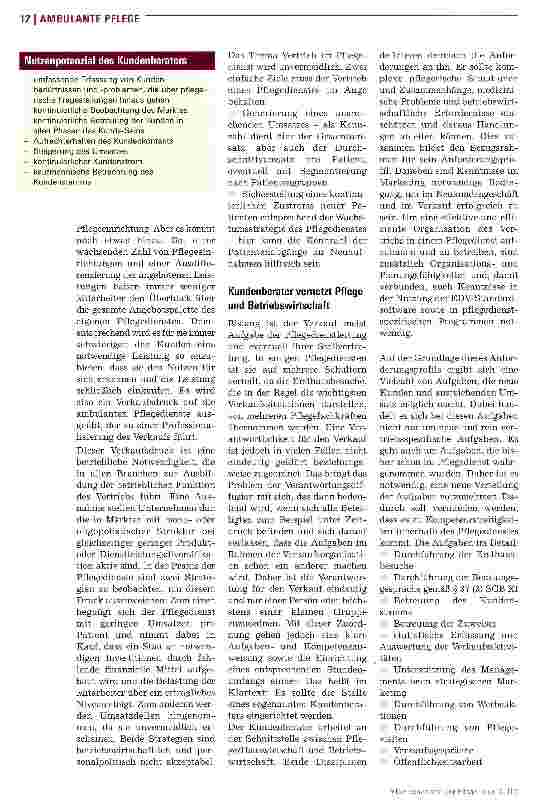 Vorschauseite 2: Pflege professionell verkaufen