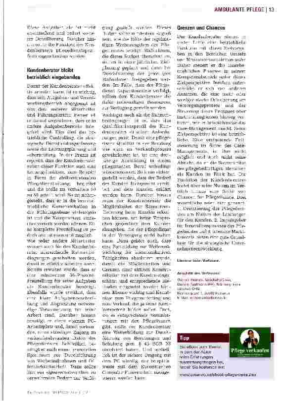 Vorschauseite 3: Pflege professionell verkaufen