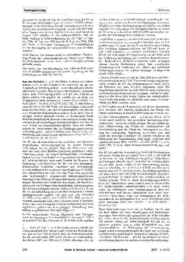 Vorschauseite 2: Ruhendes Arbeitsverhältnis - Urlaubsanspruch BUrlG§7; SGB III §§119, 125