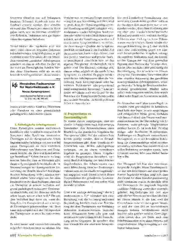 Vorschauseite 5: Pragmatismus -eine Form des Gesetzesbruchs?