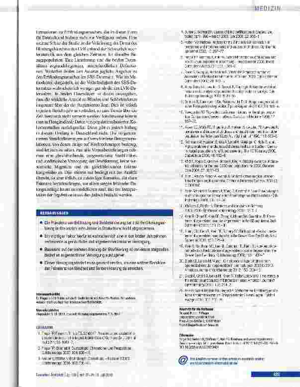 Vorschauseite 6: Blindheit und Sehbehinderung in Deutschland