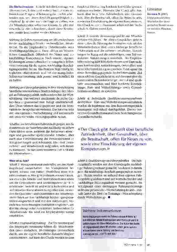 Vorschauseite 2: Fit bis zur Pensionierung