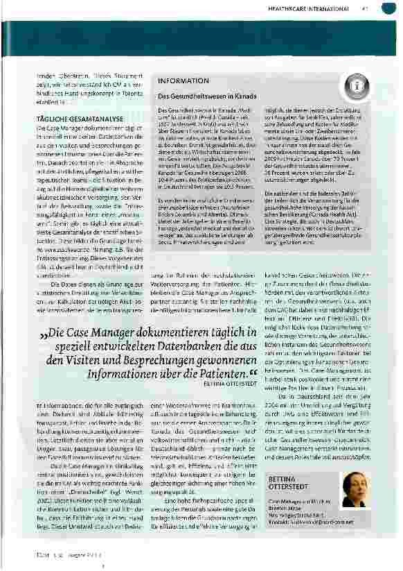Vorschauseite 2: CM als selbstverständliches Handlungskonzept