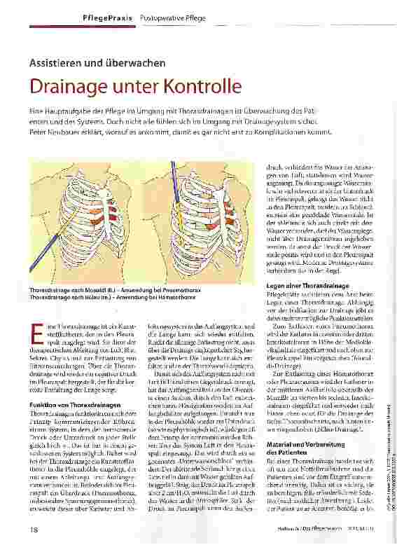 Vorschauseite 1: Drainage unter Kontrolle