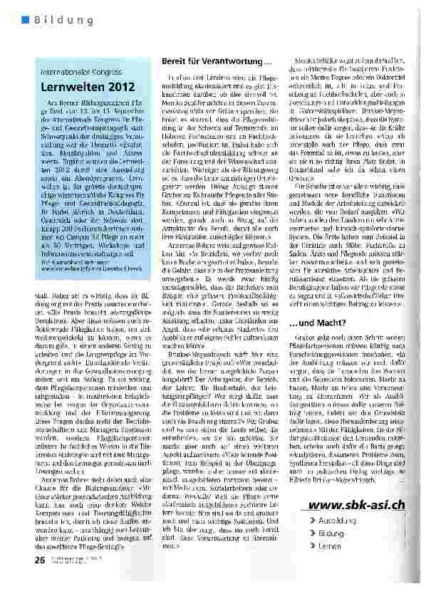 Vorschauseite 3: Gut gerüstet für den Beruf