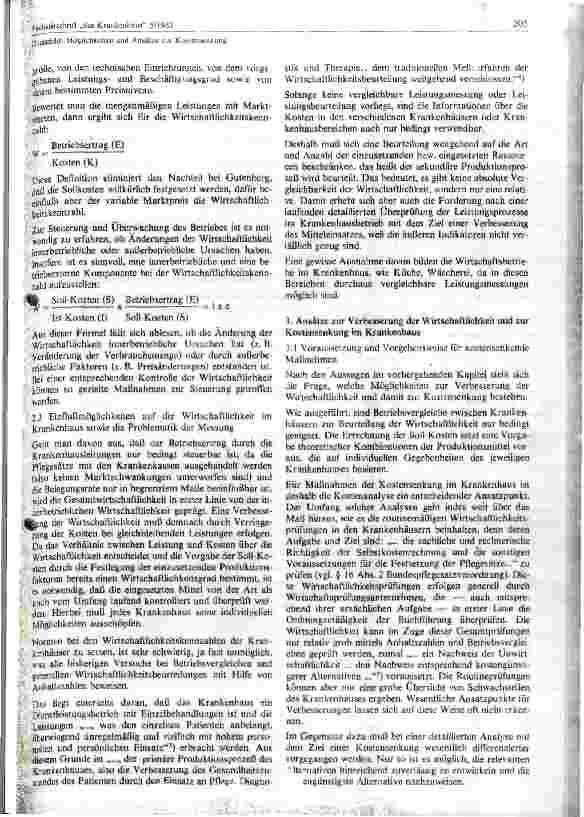 Vorschauseite 2: Möglichkeiten und Ansätze zur Kostensenkung im Krankenhaus