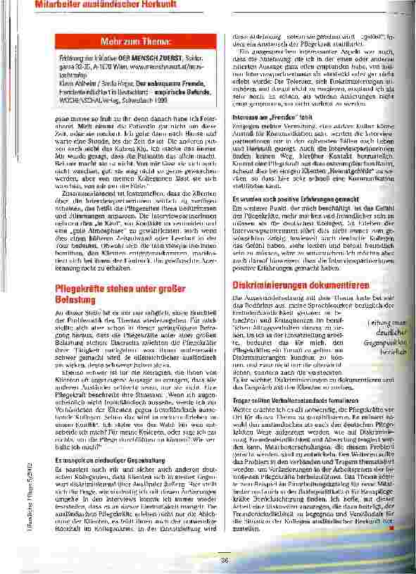 Vorschauseite 4: Offene und versteckte Ablehnung