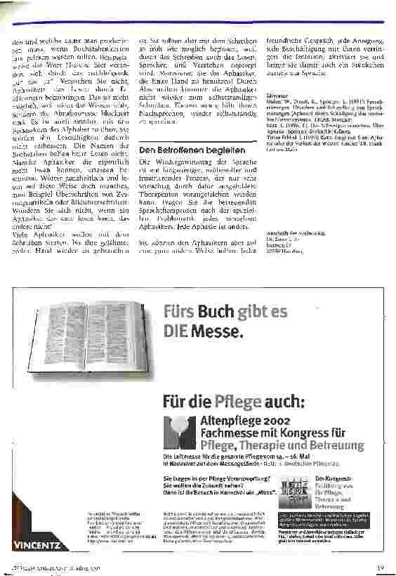 Vorschauseite 4: Vom Umgang mit der Sprachlosigkeit
