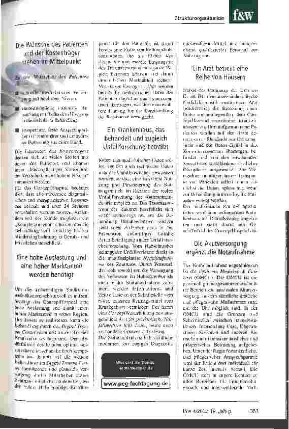 Vorschauseite 2: Eine Vision in zwei Teilen von einer Wirklichkeit, die den Erfolg zulässt