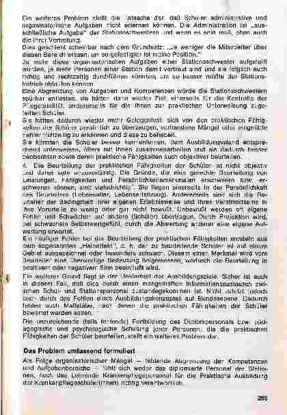 Vorschauseite 3: Die praktische Ausbildung in der Krankenpflege Ein echtes Problem? 1. Teil